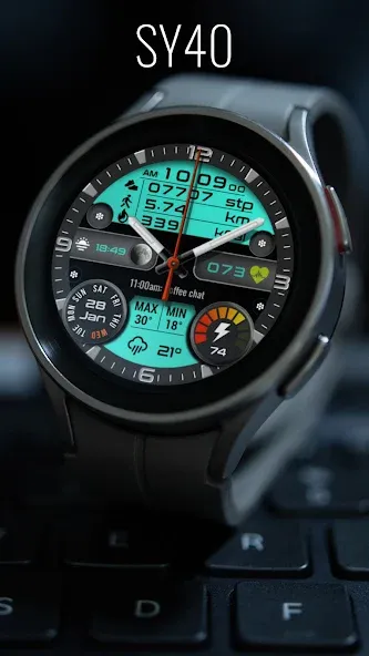 SY40 Watch Face for Wear OS screenshot 4