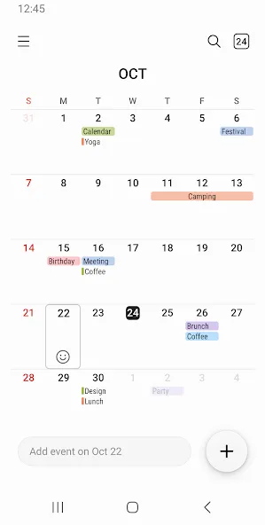 Samsung Calendar screenshot 7