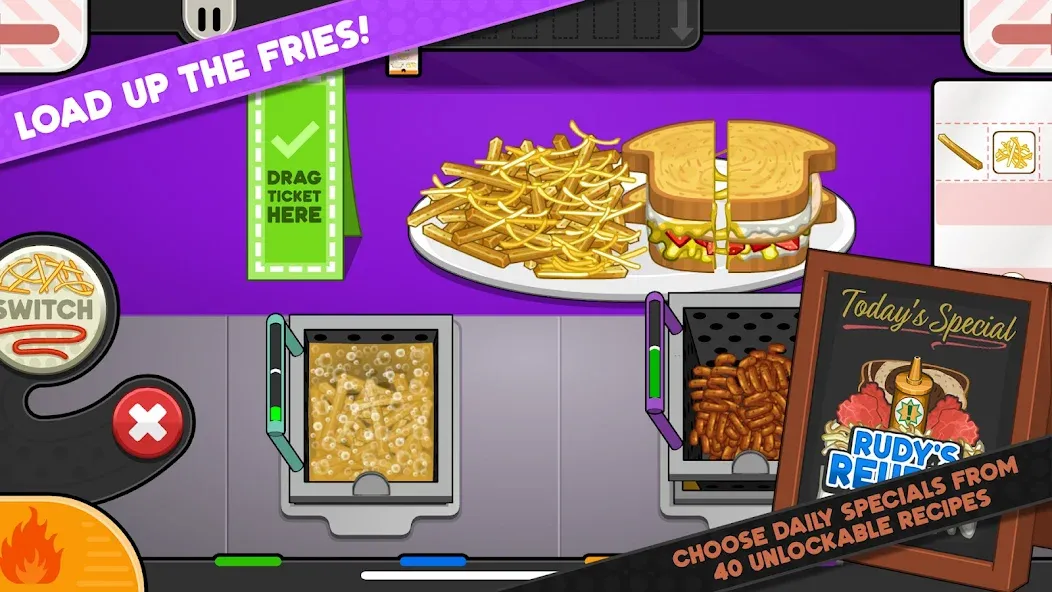 Papa's Cheeseria To Go! screenshot 5