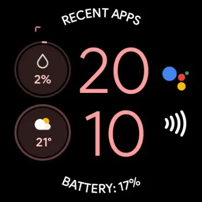 Modern Vertical: Watch face screenshot 9