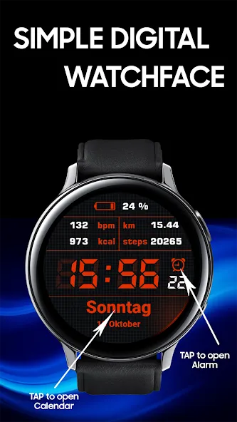 Simple Watchface AKM Wear OS screenshot 5