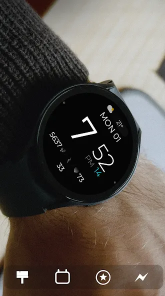 Battery Digital Watch Face screenshot 4