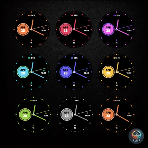 Purely Pointed Watch Face screenshot 3