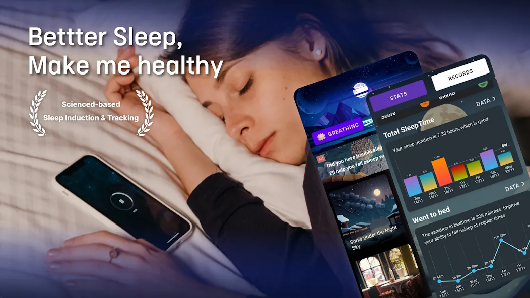 Sleep Tracker - Sleep Cycle screenshot 1