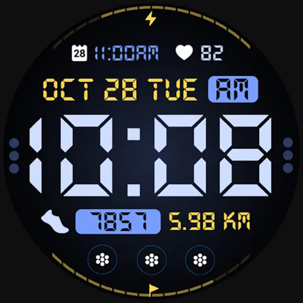 CH054 Digital watch face screenshot 42