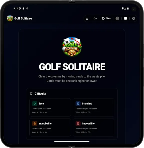 Golf Solitaire Offline Master screenshot 21
