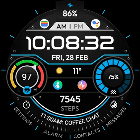 TVV Workout 3 Watch Face screenshot 7