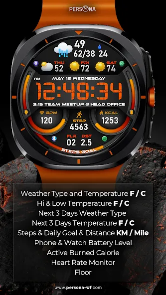 PER51 Digital Watch Face screenshot 35