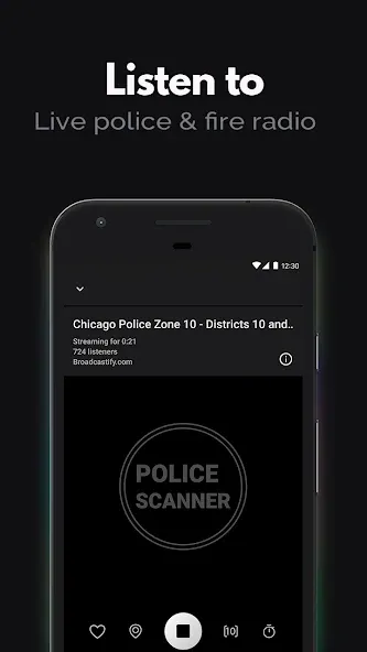 Police Scanner - Live Radio screenshot 1