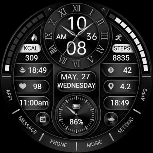 Metal Small Clock ZKin Watch screenshot 42
