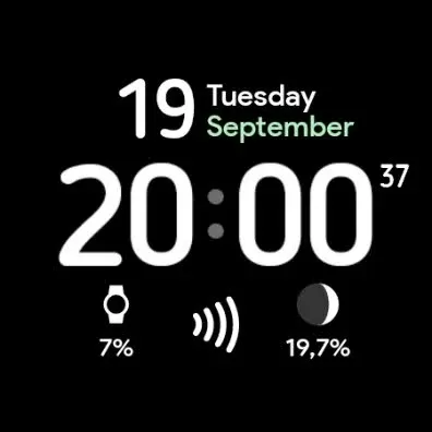 Minimal Visual: Watch face screenshot 12