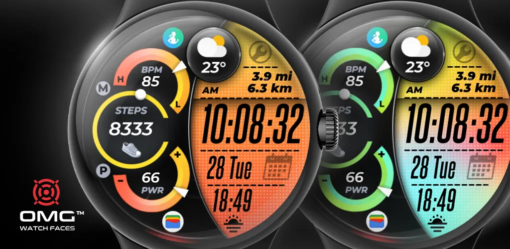 OMG 289 - Digital Watch Face screenshot 1