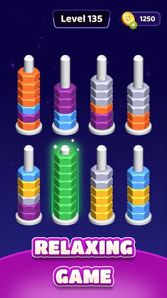 Nut Sort Blast: Color Puzzle screenshot 3
