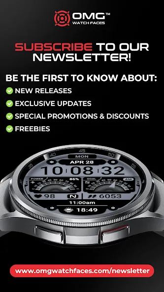 OMG 355 Digital Watch Face screenshot 8