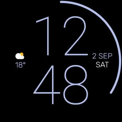 JHW Thin Plus: Watch face screenshot 6