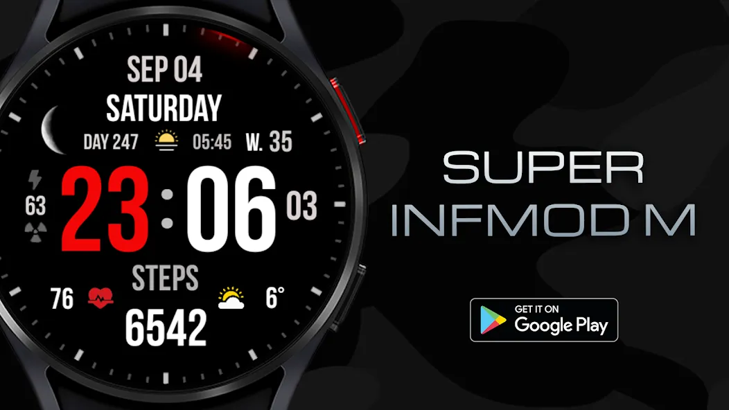 Super InfMod watch face screenshot 9
