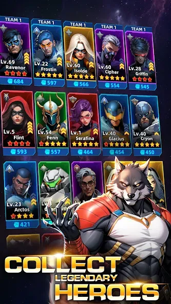 Superhero & Puzzles Match3 RPG screenshot 2