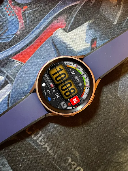 MB297 Digital Watch Face screenshot 2