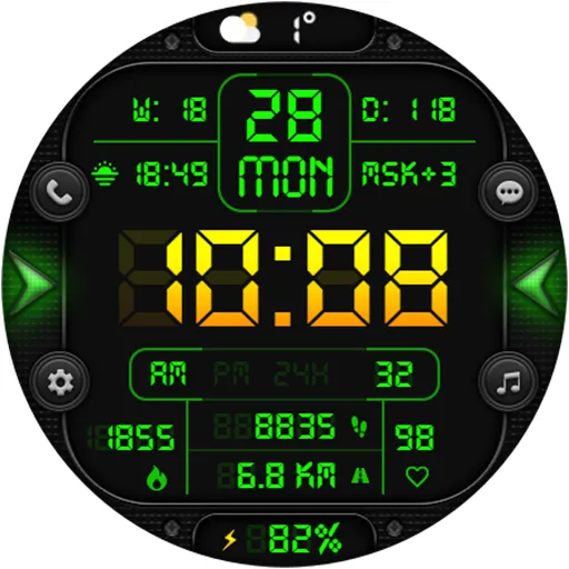 DIGI DANALOT Watch face screenshot 20