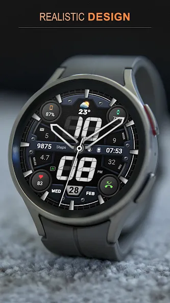 WFP 328 Hybrid watch face screenshot 6