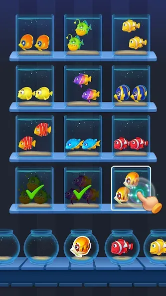 Fish Sort 3D: Match Puzzle screenshot 2