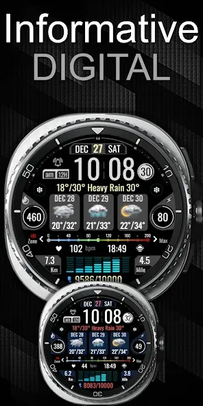 Informative Digital Weather A4 screenshot 1