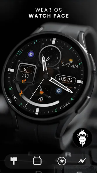 Dream 104 Analog Watch Face screenshot 1