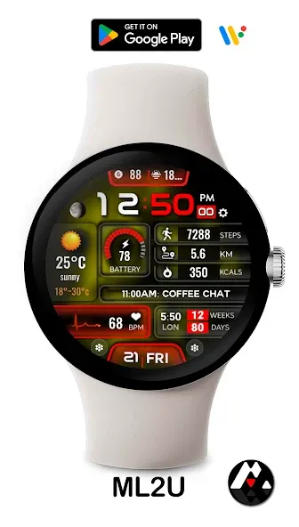 ML2U 228 Watch Face screenshot 5