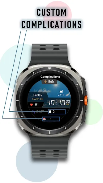 Digitec Pro Watch Face Wear OS screenshot 3