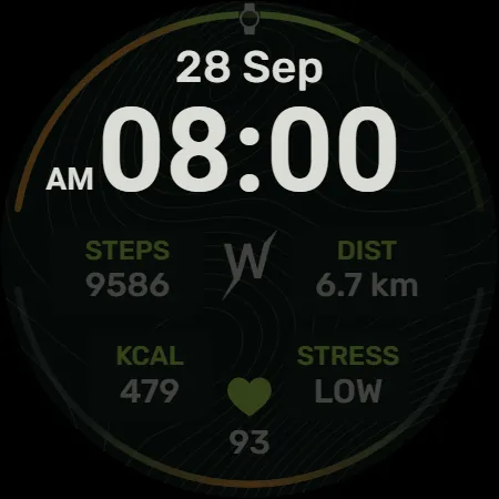 Topo Trail Watch Face screenshot 12