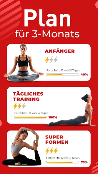 Yoga für Anfänger & Abnehmen screenshot 2