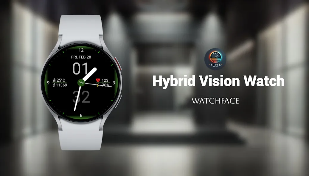 Hybrid Vision Watch Face screenshot 1