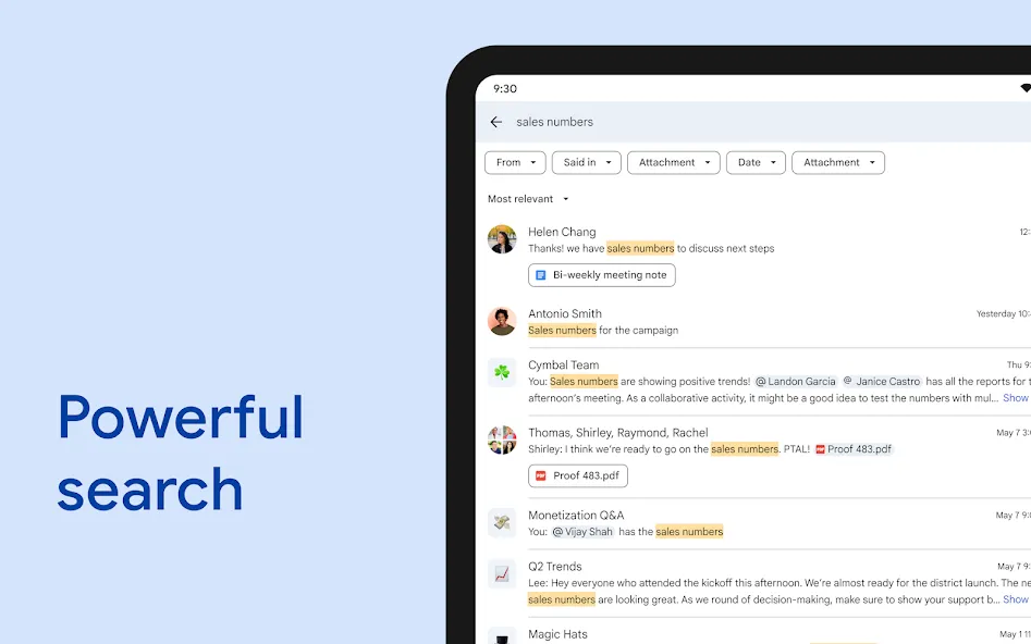 Google Chat screenshot 12