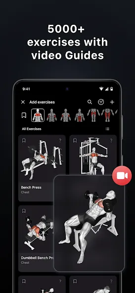 Lyfta: 健身追踪器 - 健身房训练与力量计划 screenshot 5