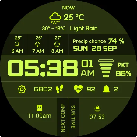 Sci-Fi Max Watch Face screenshot 13