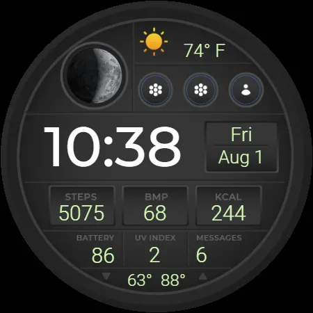 SWF Digital Mastery Watch face screenshot 12