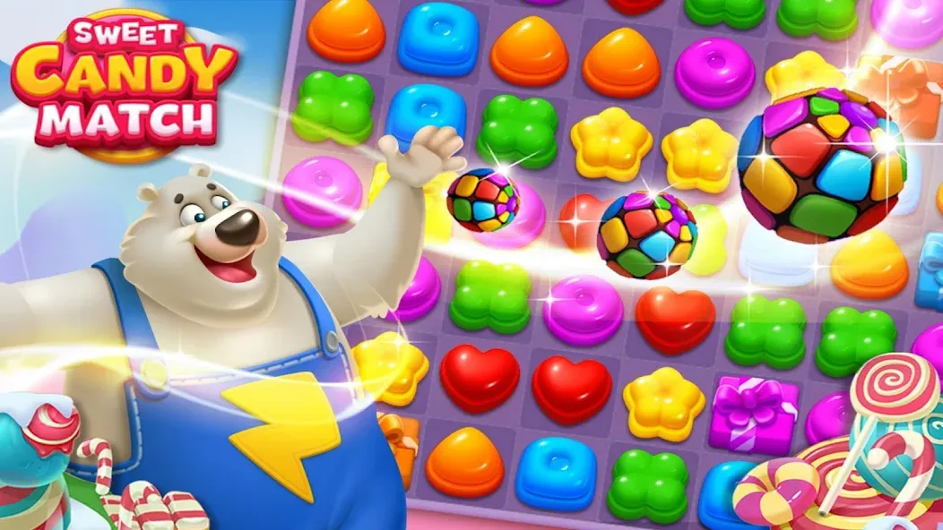 Sweet Candy Match: Puzzle Game screenshot 23