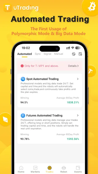 uTrading - Copy Trading Bot screenshot 4