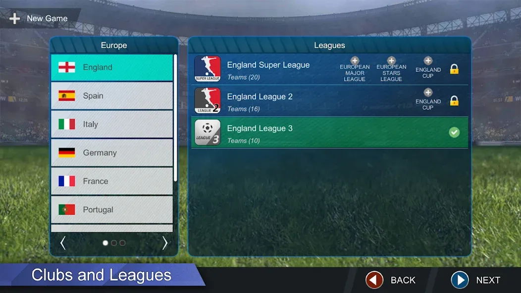 Pro League Soccer screenshot 6