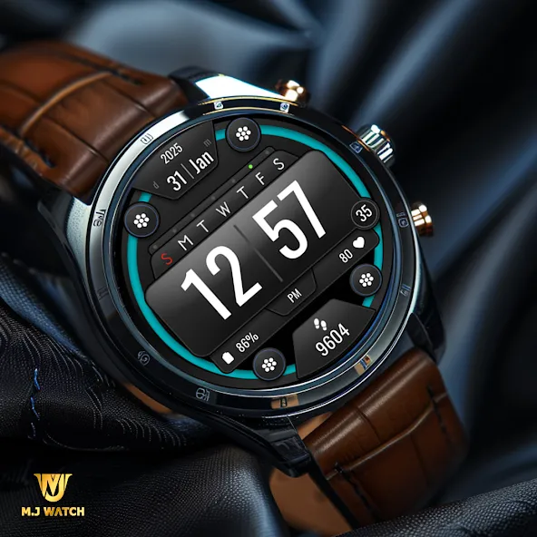 MJ166 Clean Digital Watch screenshot 4