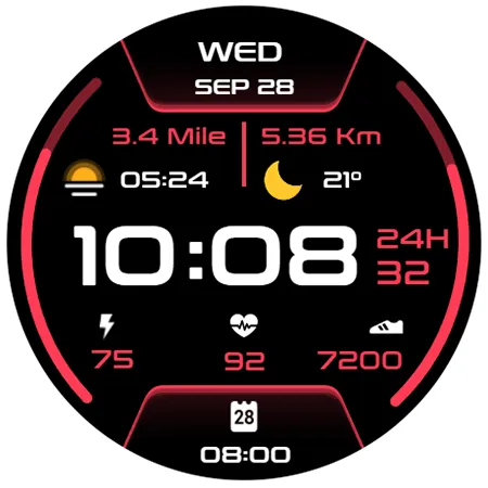 Digital 6 Watch Face screenshot 12