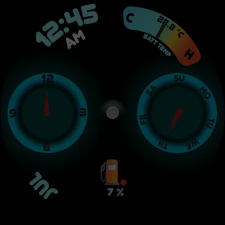 Speedometer WatchFace SMA 17 screenshot 29