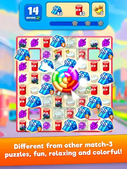Sugar Heroes - match 3 game screenshot 6