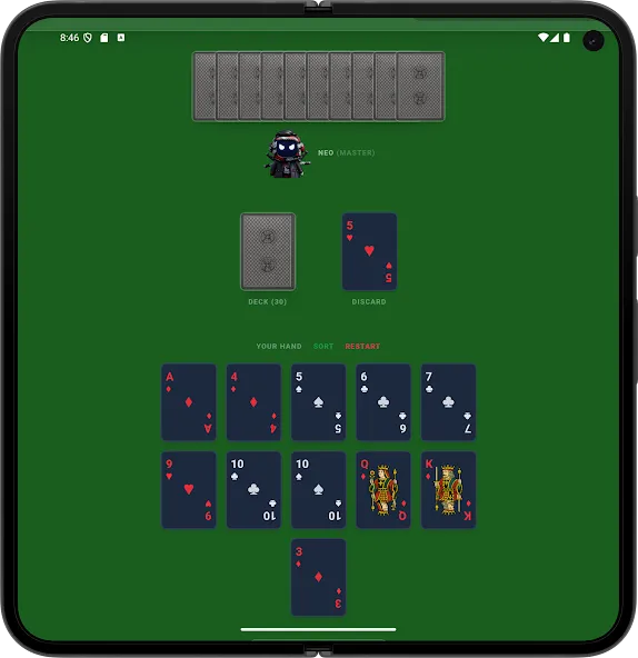 Gin Rummy Master Ai Offline screenshot 19