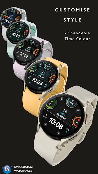 IA110 DIGITAL WATCHFACE screenshot 4
