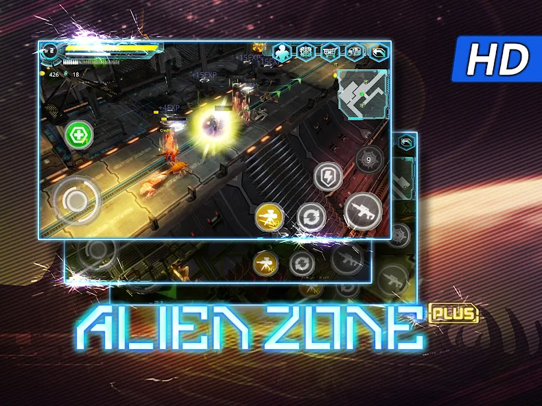 Alien Zone Plus HD screenshot 5