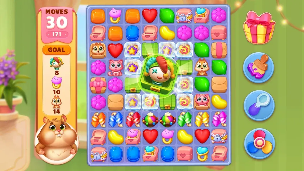 Pet Candy Puzzle - Spiel 3 screenshot 7
