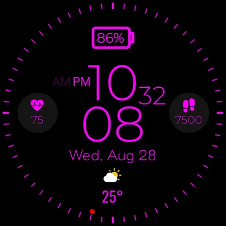 MAHO008 Wear OS Watch Face screenshot 22