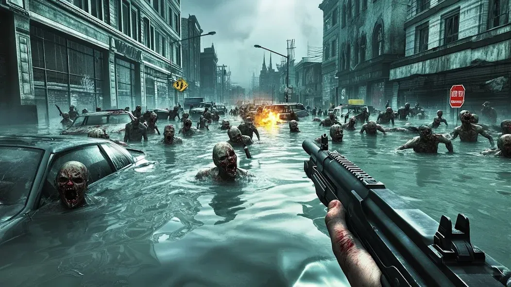 Zombie Fire 3D: Offline Game screenshot 20