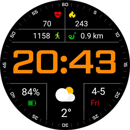 Digital Costa Watch Face screenshot 14